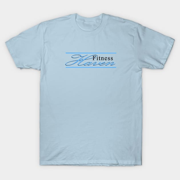 Fitness Haven Logo T (blue) T-Shirt by Affiliate_meltonart